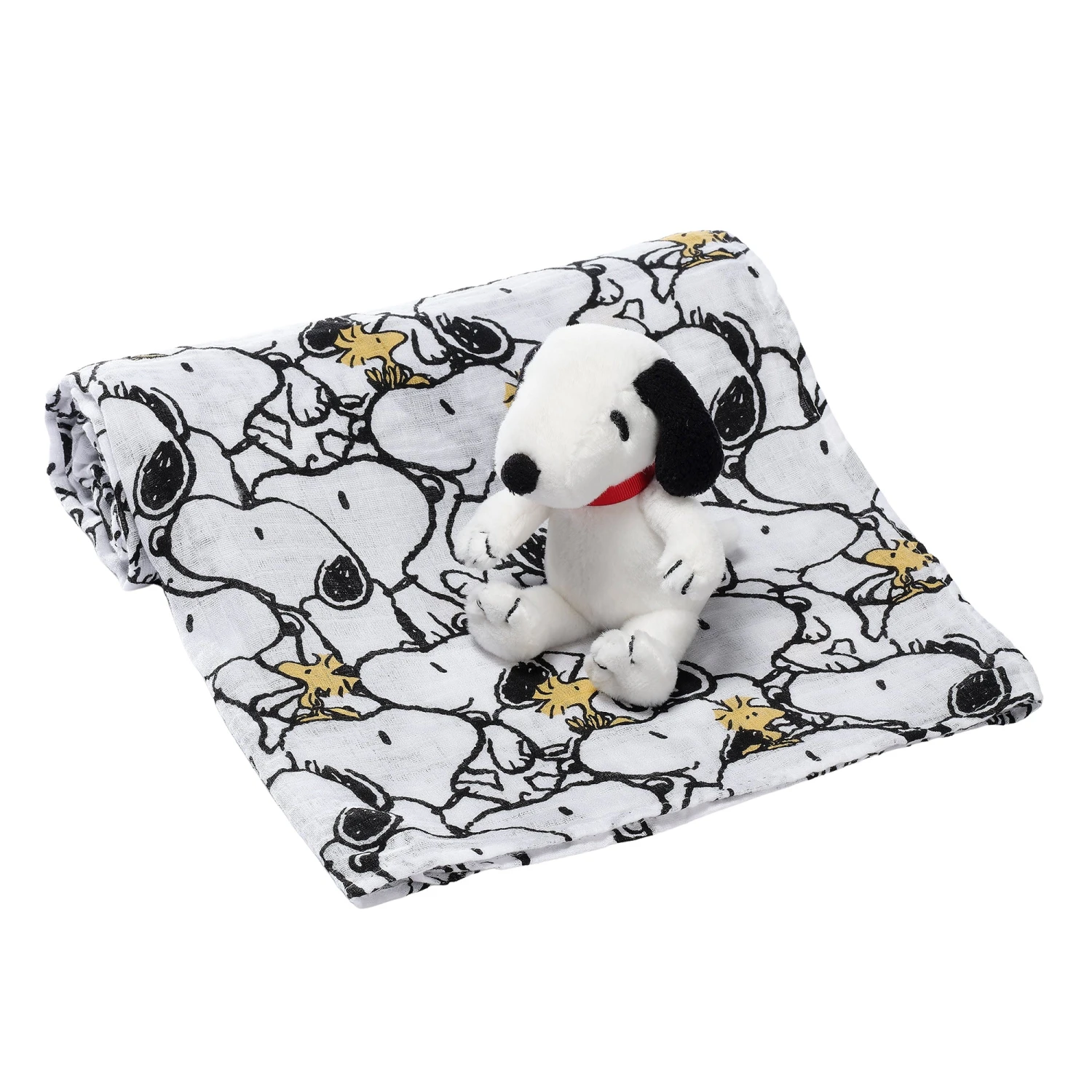 Snoopy Swaddle Blanket & Plush Gift Set 3 Snoopy Swaddle Blanket & Plush Gift Set