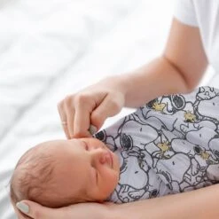 Snoopy Swaddle Blanket & Plush Gift Set 11 Snoopy Swaddle Blanket & Plush Gift Set -Lambs & Ivy snoopy swaddle baby