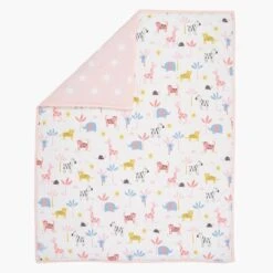 Snuggle Jungle 3-Piece Crib Bedding Set -Lambs & Ivy snuggle jungle quilt fold