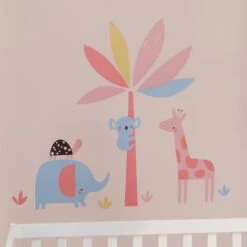 Snuggle Jungle Wall Decals -Lambs & Ivy snuggle jungle wall decal lifestyle