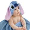 Disney's Stitch Hooded Bath Towel -Lambs & Ivy stitch hooded towel lifestyle