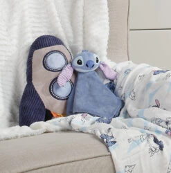 Stitch Security Blanket Lovey -Lambs & Ivy stitch lovey lifestyle