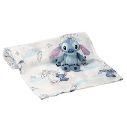 Stitch Swaddle Blanket & Plush Gift Set