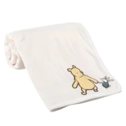 Storytime Pooh Baby Blanket -Lambs & Ivy storytime pooh blanket roll