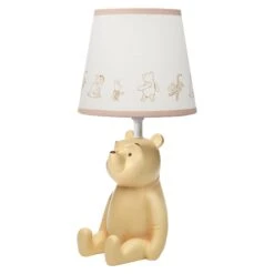 Storytime Pooh Lamp With Shade & Bulb -Lambs & Ivy storytime pooh lamp b