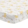 Storytime Pooh Cotton Fitted Crib Sheet -Lambs & Ivy storytime pooh sheet