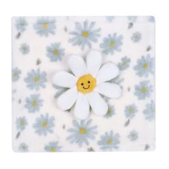 Sweet Daisy Security Blanket Lovey -Lambs & Ivy sweet daisy lovey open
