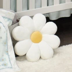 Sweet Daisy Plush Pillow -Lambs & Ivy sweet daisy pillow lifestyle
