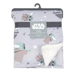 Star Wars Cozy Friends Grogu Fleece Baby Blanket -Lambs & Ivy the child blanket pkg cozy friends