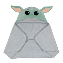 The Child Hooded Bath Towel -Lambs & Ivy the child hooded towel fold