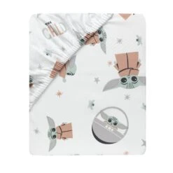 Star Wars The Child Fitted Crib Sheet -Lambs & Ivy the child sheet fold