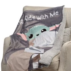 Star Wars The Kids With Me Baby Blanket -Lambs & Ivy the kids with me blanket lifestyle