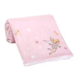 Tinker Bell Baby Blanket -Lambs & Ivy tinker bell blanket roll