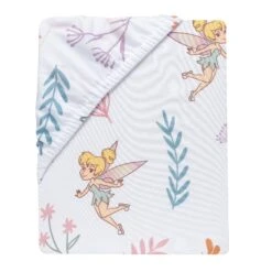 Tinker Bell Fitted Crib Sheet 14 Tinker Bell Fitted Crib Sheet -Lambs & Ivy tinker bell sheet fold