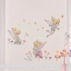 Tinker Bell Wall Decals -Lambs & Ivy tinker bell wall decal lifestyle