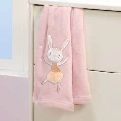 Tiny Dancer Baby Blanket -Lambs & Ivy tiny dancers blanket lifestyle