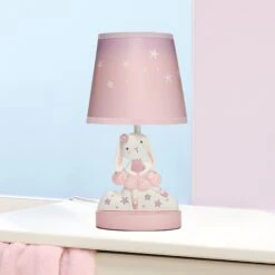 Tiny Dancer Lamp With Shade & Bulb -Lambs & Ivy tiny dancers lamp lifestyle