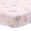 Tiny Dancer Fitted Crib Sheet -Lambs & Ivy tiny dancers sheet