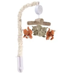Treetop Fox Musical Baby Crib Mobile -Lambs & Ivy treetop fox mobile full