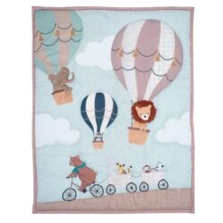 Up Up & Away 3-Piece Crib Bedding Set -Lambs & Ivy up up and away quilt