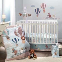 Up Up & Away Fitted Crib Sheet -Lambs & Ivy up up and away room 39b2e3b3 0ae2 4210 ab09 f44895eb5c84