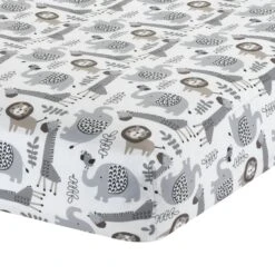 Urban Jungle 4-Piece Crib Bedding Set -Lambs & Ivy urban 20jungle sheet