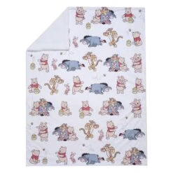 Winnie The Pooh & Friends Baby Blanket -Lambs & Ivy winnie the pooh 26 friends blanket full fold