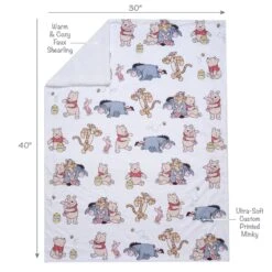 Winnie The Pooh & Friends Baby Blanket -Lambs & Ivy winnie the pooh 26 friends blanket full callout