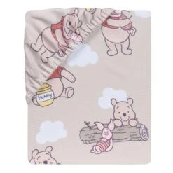 Winnie The Pooh & Friends Fitted Crib Sheet -Lambs & Ivy winnie the pooh 26 friends sheetb fold