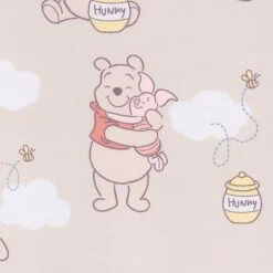 Winnie The Pooh & Friends Fitted Crib Sheet -Lambs & Ivy winnie the pooh 26 friends sheetb swatch