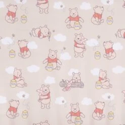 Winnie The Pooh & Friends Fitted Crib Sheet -Lambs & Ivy winnie the pooh 26 friends sheetb swatch full