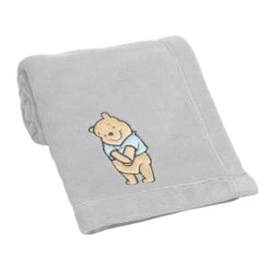 Winnie The Pooh Hugs Baby Blanket -Lambs & Ivy winnie the pooh hugs blanket roll