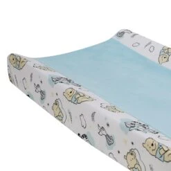 Winnie The Pooh Hugs Changing Pad Cover -Lambs & Ivy winnie the pooh hugs cpc detail