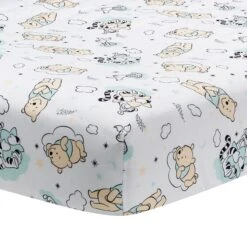 Winnie The Pooh Hugs Fitted Crib Sheet