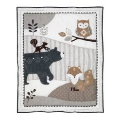 Woodland Forest 5-Piece Crib Bedding Set -Lambs & Ivy woodland forest quilt full