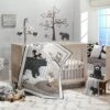 Woodland Forest 5-Piece Crib Bedding Set -Lambs & Ivy woodland forest room sheet a 6fab2d42 a199 42bb a624 9990d494bd86