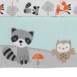 Woodland Friends 5-Piece Crib Bedding Set -Lambs & Ivy woodland friends crib skirt 77dc9fdd d3fa 4d96 83a3 185ad1e39dbf