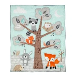Woodland Friends 3-Piece Crib Bedding Set -Lambs & Ivy woodland friends quilt
