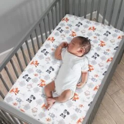 Woodland Friends 3-Piece Crib Bedding Set -Lambs & Ivy woodland friends sheet baby 83f5e705 8e6b 40b7 992c af11b463a776