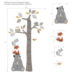 Woodland Growth Chart -Lambs & Ivy woodland 20growth 20chart text